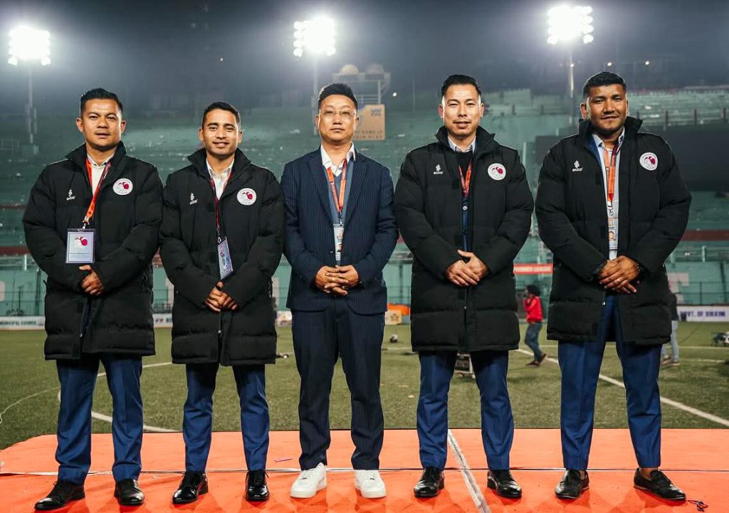 the SPL board of members pose for camera during SPL season 3 final