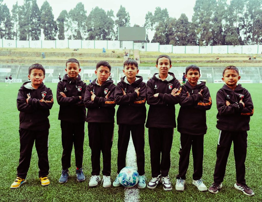 young footballers from Namchi participate in SPL as ball boys during matches. 